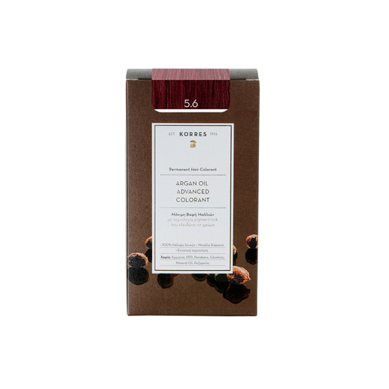 ARGAN OIL ADVANCED COLORANT 5.6 ΚΑΣΤΑΝΟ ΑΝΟΙΧΤΟ ΚΟΚΚΙΝΟ ARGAN OIL ADVANCED COLORANT 5.6 ΚΑΣΤΑΝΟ ΑΝΟΙΧΤΟ ΚΟΚΚΙΝΟ