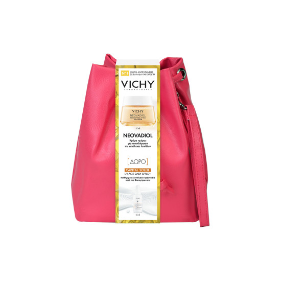 Neovadiol Peri Menopause Day Cream Κανονικές / Μικτές 50ml + ΔΩΡΟ Capital Soleil UV Age Daily SPF50+ 15ml + Μοντέρνο Τσαντάκι Neovadiol Peri Menopause Day Cream Κανονικές / Μικτές 50ml + ΔΩΡΟ Capital Soleil UV Age Daily SPF50+ 15ml + Μοντέρνο Τσαντάκι