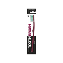 FREZYDERM TOOTHBRUSH SOFT BURGUNDY 1ΤΕΜ
