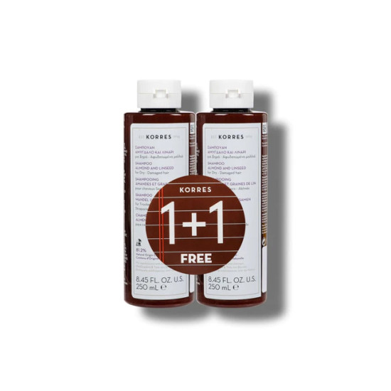 ΣΑΜΠΟΥΑΝ ΑΜΥΓΔΑΛΟ & ΛΙΝΑΡΙ 250ML 1+1 ΔΩΡΟ ΣΑΜΠΟΥΑΝ ΑΜΥΓΔΑΛΟ & ΛΙΝΑΡΙ 250ML 1+1 ΔΩΡΟ