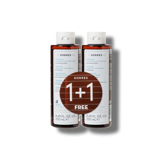 SHAMPOO ΓΛΥΚΥΡΡΙΖΑ & ΤΣΟΥΚΝΙΔΑ 250ML 1+1 ΔΩΡΟ SHAMPOO ΓΛΥΚΥΡΡΙΖΑ & ΤΣΟΥΚΝΙΔΑ 250ML 1+1 ΔΩΡΟ