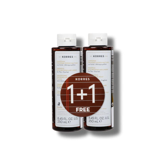 ΣΑΜΠΟΥΑΝ ΜΕ ΠΡΩΤΕΙΝΕΣ ΡΥΖΙΟΥ & ΤΙΛΙΟ 250ML 1+1 ΔΩΡΟ ΣΑΜΠΟΥΑΝ ΜΕ ΠΡΩΤΕΙΝΕΣ ΡΥΖΙΟΥ & ΤΙΛΙΟ 250ML 1+1 ΔΩΡΟ