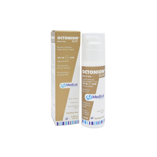 OCTONION SUN FACE & BODY SPF30 150ML OCTONION SUN FACE & BODY SPF30 150ML