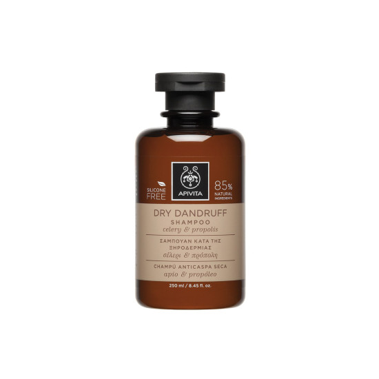 DRY DANDRUFF SHAMPOO ΚΑΤΑ ΤΗΣ ΞΗΡΟΔΕΡΜΙΑΣ ΜΕ ΣΕΛΕΡΙ & ΠΡΟΠΟΛΗ 250ML DRY DANDRUFF SHAMPOO ΚΑΤΑ ΤΗΣ ΞΗΡΟΔΕΡΜΙΑΣ ΜΕ ΣΕΛΕΡΙ & ΠΡΟΠΟΛΗ 250ML