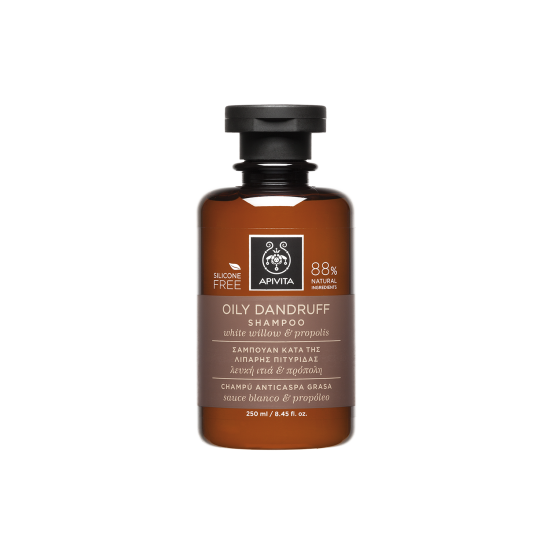 OILY DANDRUFF SHAMPOO ΚΑΤΑ ΤΗΣ ΛΙΠΑΡΗΣ ΠΙΤΥΡΙΔΑΣ ΜΕ ΛΕΥΚΗ ΙΤΙΑ & ΠΡΟΠΟΛΗ 250ML OILY DANDRUFF SHAMPOO ΚΑΤΑ ΤΗΣ ΛΙΠΑΡΗΣ ΠΙΤΥΡΙΔΑΣ ΜΕ ΛΕΥΚΗ ΙΤΙΑ & ΠΡΟΠΟΛΗ 250ML