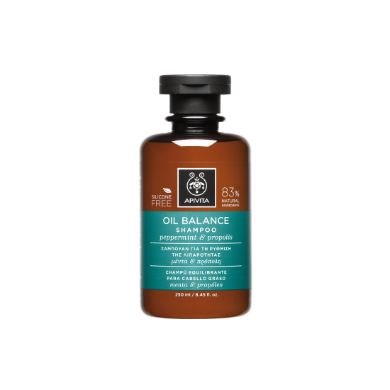 OIL BALANCE SHAMPOO ΜΕ ΜΕΝΤΑ & ΠΡΟΠΟΛΗ 250ML OIL BALANCE SHAMPOO ΜΕ ΜΕΝΤΑ & ΠΡΟΠΟΛΗ 250ML