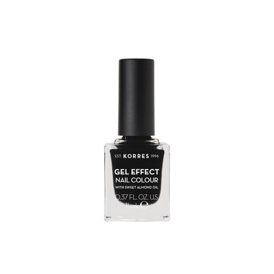 GEL EFFECT NAIL COLOUR No100 BLACK 11ML