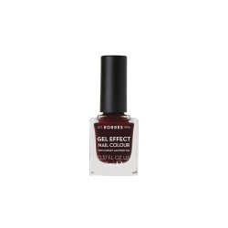 GEL EFFECT NAIL COLOUR No57 BURGUNDY RED 11ML