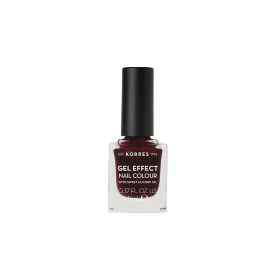GEL EFFECT NAIL COLOUR No57 BURGUNDY RED 11ML