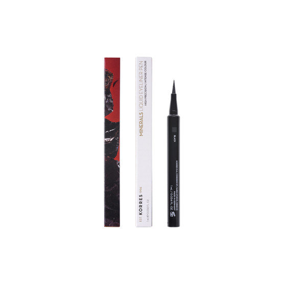 BLACK VOLCANIC MINERALS EYELINER PEN No01 BLACK 1ML BLACK VOLCANIC MINERALS EYELINER PEN No01 BLACK 1ML