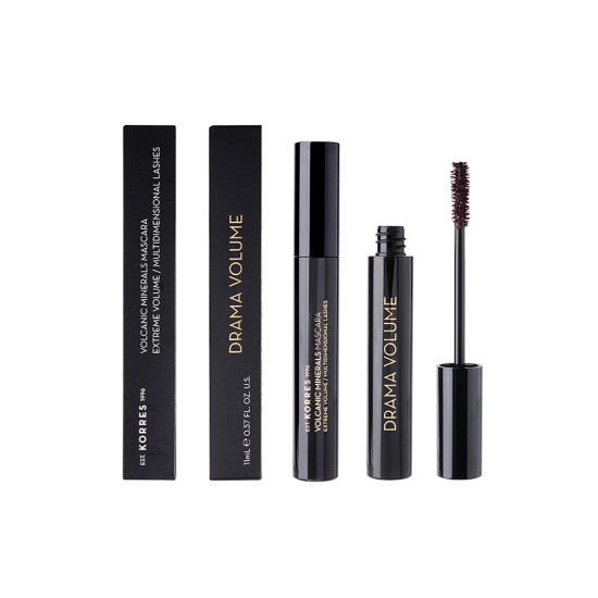 BLACK VOLCANIC MINERALS DRAMA VOLUME MASCARA No02 PLUM BROWN 11ML BLACK VOLCANIC MINERALS DRAMA VOLUME MASCARA No02 PLUM BROWN 11ML