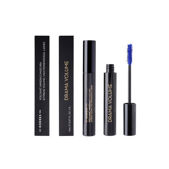 BLACK VOLCANIC MINERALS DRAMA VOLUME MASCARA No03 BRIGHT BLUE 11ML