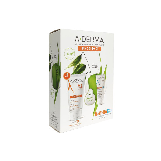 PROTECT CREME VISAGE SPF50+ 40ML + ΔΩΡΟ PROTECT AH LAIT REPARATEUR APRES SOLEIL 100ML PROTECT CREME VISAGE SPF50+ 40ML + ΔΩΡΟ PROTECT AH LAIT REPARATEUR APRES SOLEIL 100ML