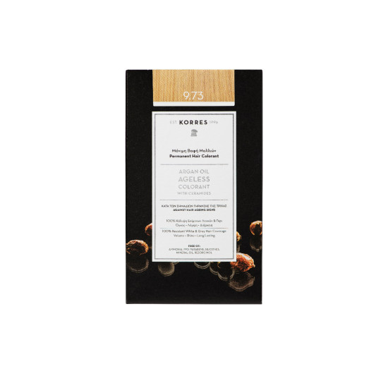 ARGAN OIL AGELESS COLORANT 9.73 ΧΡΥΣΟ ΚΑΣΤΑΝΟ ARGAN OIL AGELESS COLORANT 9.73 ΧΡΥΣΟ ΚΑΣΤΑΝΟ