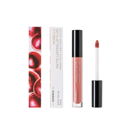 MORELLO MATTE LASTING LIP FLUID 06 ROMANTIC NUDE 3,4ML MORELLO MATTE LASTING LIP FLUID 06 ROMANTIC NUDE 3,4ML