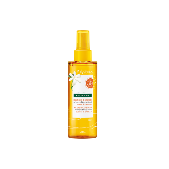 POLYSIANES HUILE SECHE AU MONOI & TAMANU SPF30 200ML POLYSIANES HUILE SECHE AU MONOI & TAMANU SPF30 200ML