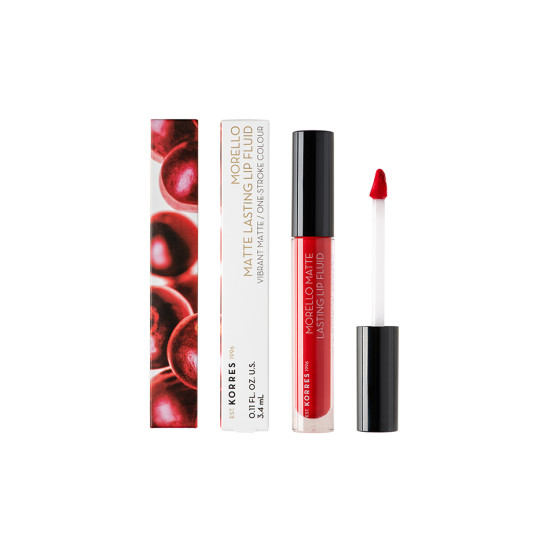 MORELLO MATTE LASTING LIP FLUID 52 POPPY RED 3,4ML