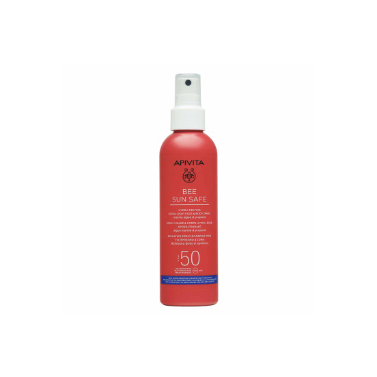 BEE SUN SAFE ΕΝΥΔΑΤΙΚΟ SPRAY ΕΛΑΦΡΙΑΣ ΥΦΗΣ ΓΙΑ ΠΡΟΣΩΠΟ & ΣΩΜΑ SPF50 200ML BEE SUN SAFE ΕΝΥΔΑΤΙΚΟ SPRAY ΕΛΑΦΡΙΑΣ ΥΦΗΣ ΓΙΑ ΠΡΟΣΩΠΟ & ΣΩΜΑ SPF50 200ML