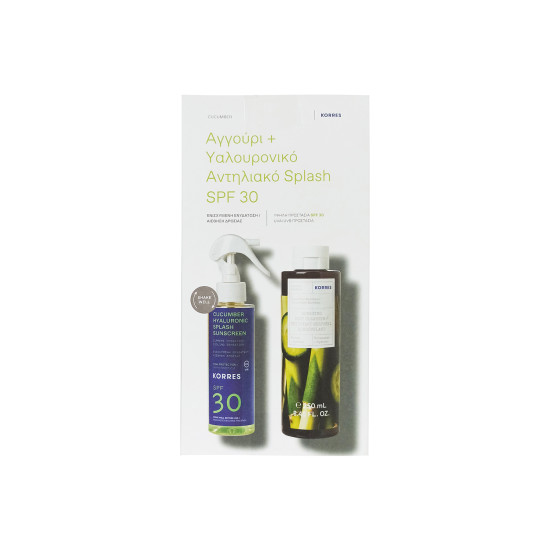 ΑΓΓΟΥΡΙ & ΥΑΛΟΥΡΟΝΙΚΟ SPF30 ΑΝΤΗΛΙΑΚΟ SPLASH 150ML + ΔΩΡΟ ΑΦΡΟΛΟΥΤΡΟ ΑΓΓΟΥΡΙ BAMBOO 250ML ΑΓΓΟΥΡΙ & ΥΑΛΟΥΡΟΝΙΚΟ SPF30 ΑΝΤΗΛΙΑΚΟ SPLASH 150ML + ΔΩΡΟ ΑΦΡΟΛΟΥΤΡΟ ΑΓΓΟΥΡΙ BAMBOO 250ML