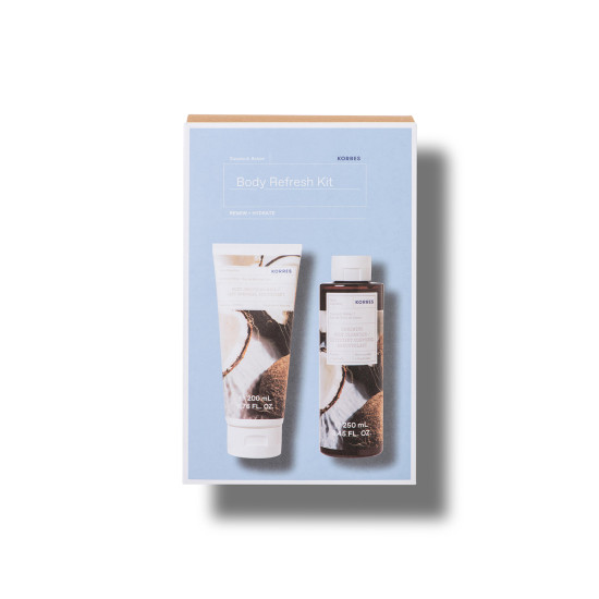 BODY REFRESH KIT: ΑΦΡΟΛΟΥΤΡΟ ΝΕΡΟ ΚΑΡΥΔΑΣ 250ML + ΓΑΛΑΚΤΩΜΑ ΣΩΜΑΤΟΣ ΝΕΡΟ ΚΑΡΥΔΑΣ 200ML BODY REFRESH KIT: ΑΦΡΟΛΟΥΤΡΟ ΝΕΡΟ ΚΑΡΥΔΑΣ 250ML + ΓΑΛΑΚΤΩΜΑ ΣΩΜΑΤΟΣ ΝΕΡΟ ΚΑΡΥΔΑΣ 200ML
