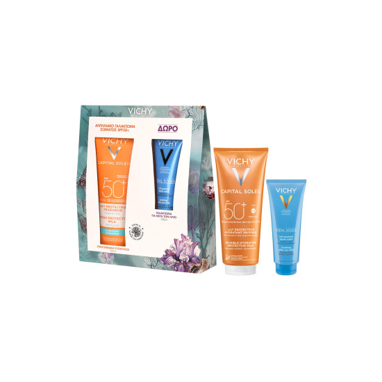 CAPITAL SOLEIL HYDRATANT LAIT SPF50+ 300ML + ΔΩΡΟ IDEAL SOLEIL AFTER SUN LAIT APAISANT 100ML CAPITAL SOLEIL HYDRATANT LAIT SPF50+ 300ML + ΔΩΡΟ IDEAL SOLEIL AFTER SUN LAIT APAISANT 100ML