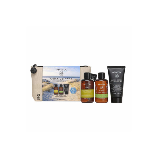 SET DISCOVERY QUICK GETAWAY: GENTLE DAILY SHAMPOO ΚΑΘΗΜΕΡΙΝΗΣ ΧΡΗΣΗΣ ΜΕ ΧΑΜΟΜΗΛΙ & ΜΕΛΙ 75ML + TONIC MOUNTAIN TEA ΑΦΡΟΛΟΥΤΡΟ 75ML + ΜΑΥΡΟ ΤΖΕΛ ΚΑΘΑΡΙΣΜΟΥ ΓΙΑ ΠΡΟΣΩΠΟ & ΜΑΤΙΑ ΜΕ ΕΝΕΡΓΟ ΑΝΘΡΑΚΑ & ΠΡΟΠΟΛΗ 50ML SET DISCOVERY QUICK GETAWAY: GENTLE DAILY SHAMPOO ΚΑΘΗΜΕΡΙΝΗΣ ΧΡΗΣΗΣ ΜΕ ΧΑΜΟΜΗΛΙ & ΜΕΛΙ 75ML + TONIC MOUNTAIN TEA ΑΦΡΟΛΟΥΤΡΟ 75ML + ΜΑΥΡΟ ΤΖΕΛ ΚΑΘΑΡΙΣΜΟΥ ΓΙΑ ΠΡΟΣΩΠΟ & ΜΑΤΙΑ ΜΕ ΕΝΕΡΓΟ ΑΝΘΡΑΚΑ & ΠΡΟΠΟΛΗ 50ML