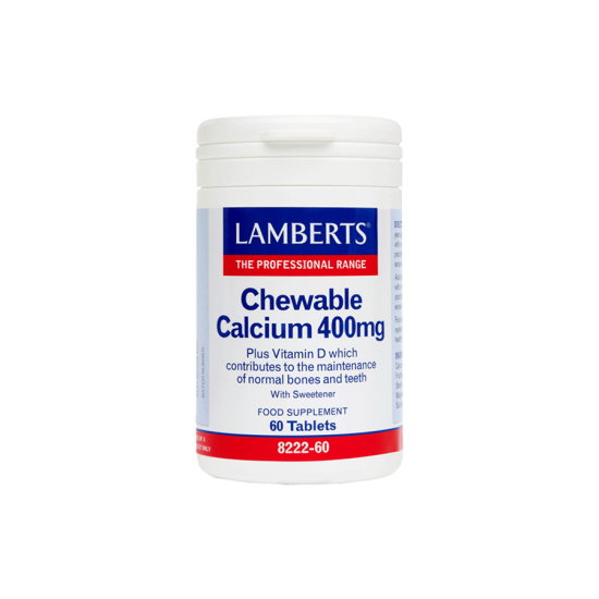 CHEWABLE CALCIUM 400MG 60TABS CHEWABLE CALCIUM 400MG 60TABS