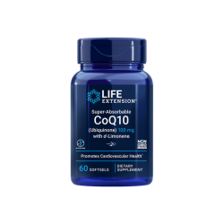 SUPER ABSORBABLE COQ10 WITH D-LIMONENE 100MG 60SOFTGELS SUPER ABSORBABLE COQ10 WITH D-LIMONENE 100MG 60SOFTGELS