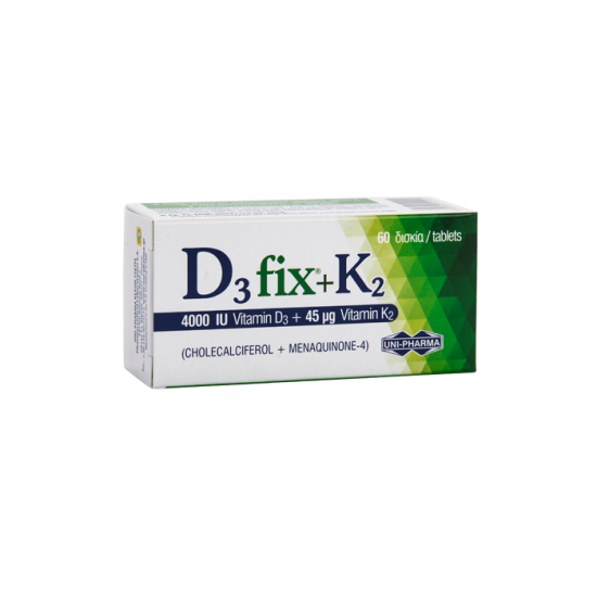 D3 FIX + K2 4000IU 60TABS D3 FIX + K2 4000IU 60TABS