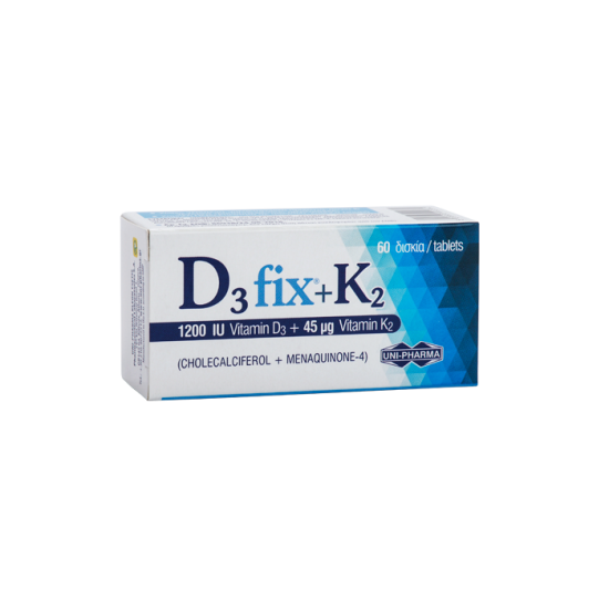 D3 FIX + K2 1200IU 60TABS D3 FIX + K2 1200IU 60TABS