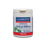 GINKGO BILOBA EXTRACT 6000MG 60TABS