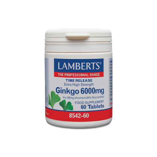 GINKGO BILOBA EXTRACT 6000MG 60TABS GINKGO BILOBA EXTRACT 6000MG 60TABS