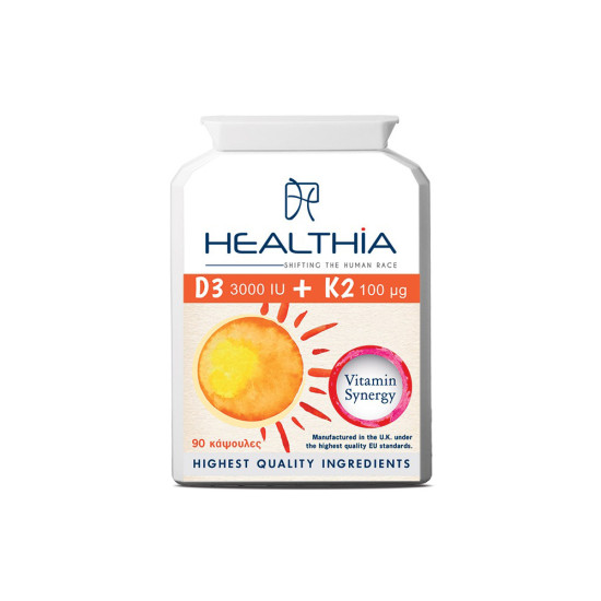 D3 3000IU & K2 100MCG 90CAPS D3 3000IU & K2 100MCG 90CAPS