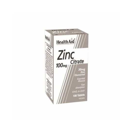 ZINC CITRATE 100MG 100TABS ZINC CITRATE 100MG 100TABS