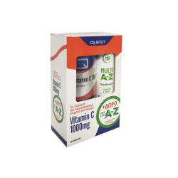 VITAMIN C 1000MG TIMED RELEASE 60TABS + ΔΩΡΟ MULTI A-Z 20EFFERV TABS VITAMIN C 1000MG TIMED RELEASE 60TABS + ΔΩΡΟ MULTI A-Z 20EFFERV TABS
