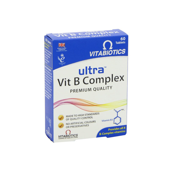 ULTRA VIT B COMPLEX PREMIUM QUALITY 60TABS ULTRA VIT B COMPLEX PREMIUM QUALITY 60TABS