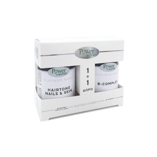 PLATINUM RANGE HAIRTONE NAILS & SKIN 30TABS + ΔΩΡΟ B-COMPLEX 20CAPS PLATINUM RANGE HAIRTONE NAILS & SKIN 30TABS + ΔΩΡΟ B-COMPLEX 20CAPS