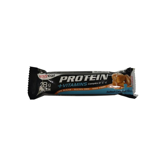 PROTEIN BAR 35% + VITAMINS B-C-E ΜΕ ΓΕΥΣΗ SALTED CARAMEL 80GR PROTEIN BAR 35% + VITAMINS B-C-E ΜΕ ΓΕΥΣΗ SALTED CARAMEL 80GR