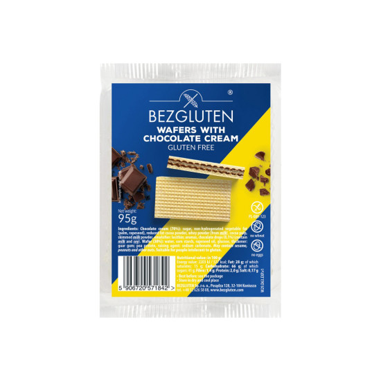 ΓΚΟΦΡΕΤΕΣ ΓΕΜΙΣΤΕΣ ΣΟΚΟΛΑΤΑ ΧΩΡΙΣ ΓΛΟΥΤΕΝΗ 95GR ΓΚΟΦΡΕΤΕΣ ΓΕΜΙΣΤΕΣ ΣΟΚΟΛΑΤΑ ΧΩΡΙΣ ΓΛΟΥΤΕΝΗ 95GR