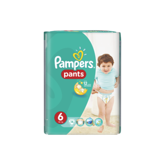 PANTS EXTRA LARGE No6 16+ KG 14ΤΕΜ PANTS EXTRA LARGE No6 16+ KG 14ΤΕΜ