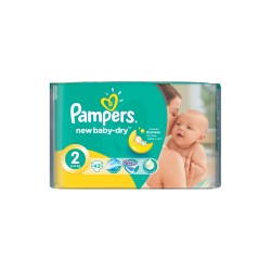 NEW BABY DRY MINI No2 3-6KG 43ΤΕΜ NEW BABY DRY MINI No2 3-6KG 43ΤΕΜ