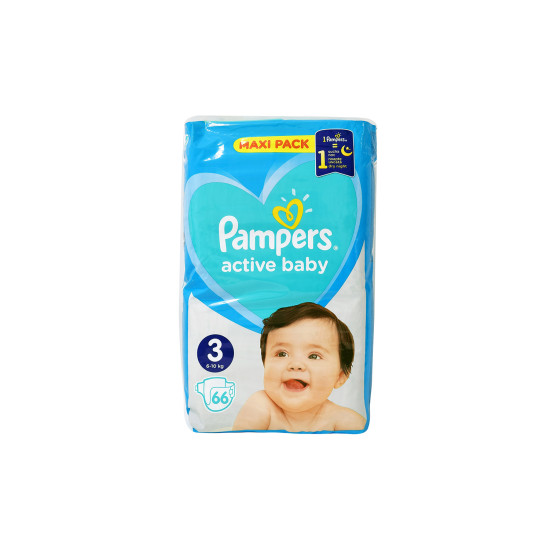 ACTIVE BABY No3 6-10KG 66ΤΕΜ ACTIVE BABY No3 6-10KG 66ΤΕΜ