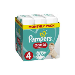 PANTS MAXI No4 9-14KG 176ΤΕΜ MONTHLY PACK PANTS MAXI No4 9-14KG 176ΤΕΜ MONTHLY PACK