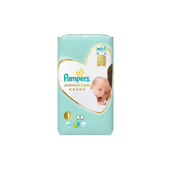 PREMIUM CARE NEWBORN No1 2-5KG 52ΤEM PREMIUM CARE NEWBORN No1 2-5KG 52ΤEM