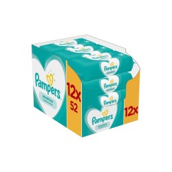 BABY WIPES SENSITIVE 12 X 52ΤΕΜ BABY WIPES SENSITIVE 12 X 52ΤΕΜ