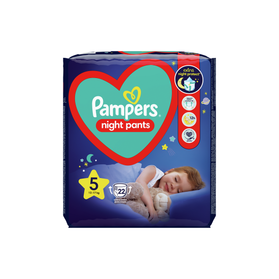 NIGHT PANTS No5 12-17KG 22ΤΕΜ NIGHT PANTS No5 12-17KG 22ΤΕΜ