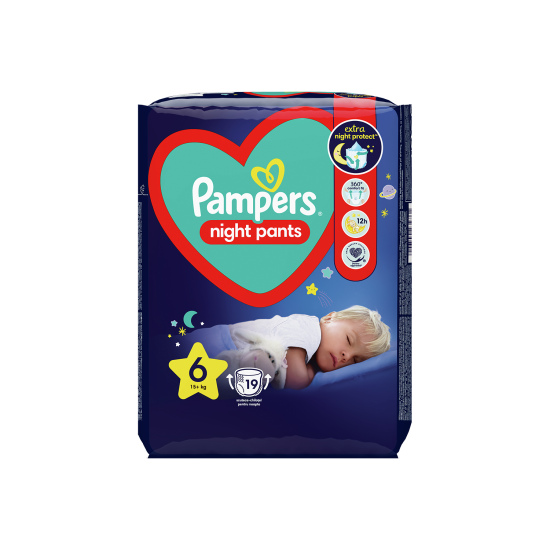NIGHT PANTS No6 15+ KG 19ΤΕΜ NIGHT PANTS No6 15+ KG 19ΤΕΜ