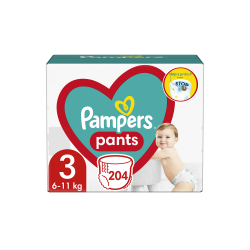 PANTS No3 6-11KG 204ΤΕΜ MONTHLY PACK PANTS No3 6-11KG 204ΤΕΜ MONTHLY PACK