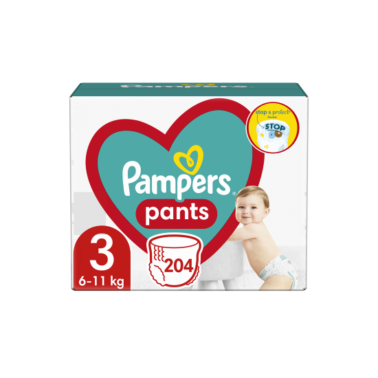 PANTS No3 6-11KG 204ΤΕΜ MONTHLY PACK PANTS No3 6-11KG 204ΤΕΜ MONTHLY PACK