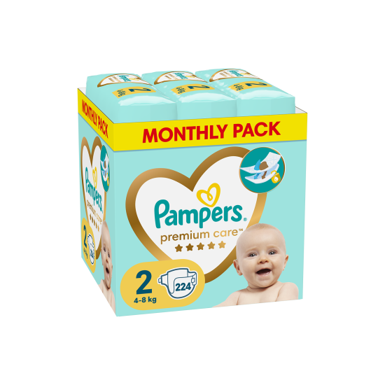 PREMIUM CARE MAXI No2 4-8KG 224ΤEM MONTHLY PACK PREMIUM CARE MAXI No2 4-8KG 224ΤEM MONTHLY PACK